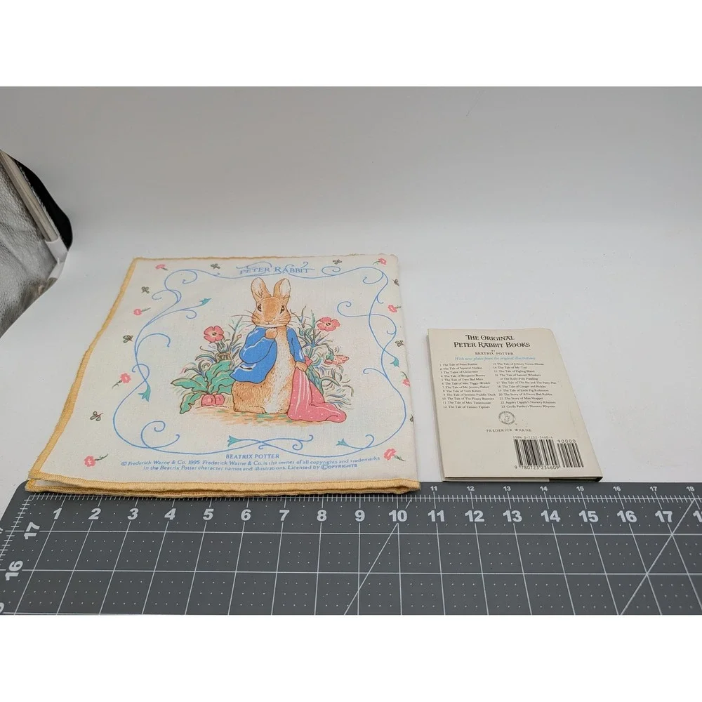 Beatrix Potter Tale Peter Rabbit Book Lot White Cloth Counting‎ 123 Hardback